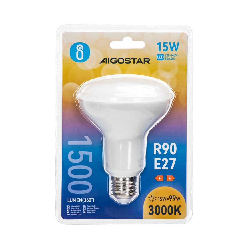 LED Žarulja R90 E27/15W/230V 3000K - Aigostar