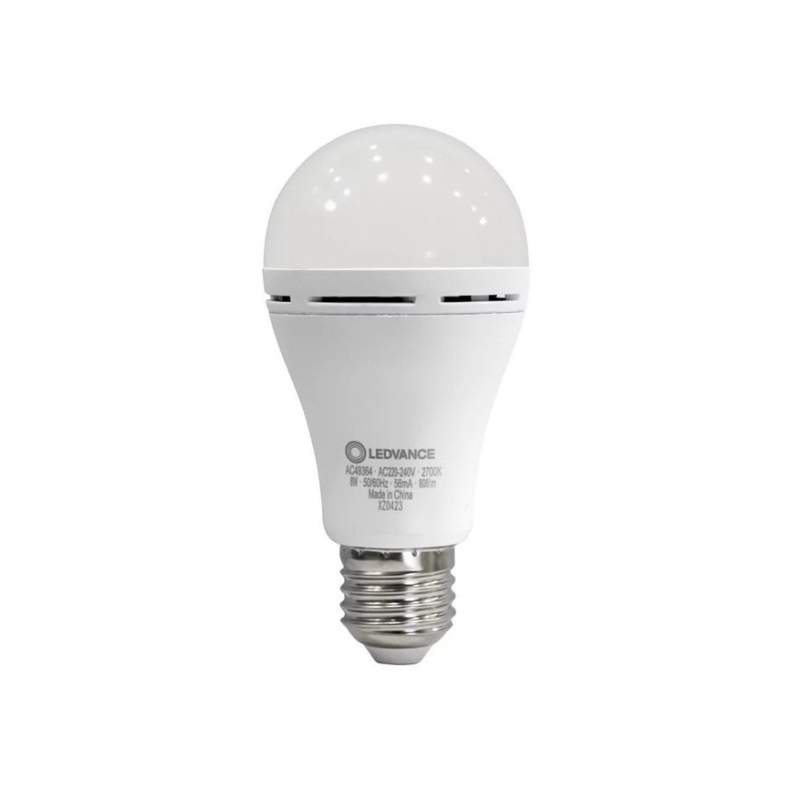 LED Žarulja RECHARGEABLE A60 E27/8W/230V 2700K - Ledvance