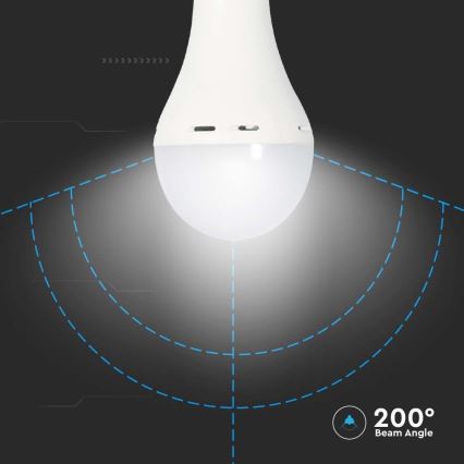 LED Žarulja s modom za slučaj nužde A70 E27/9W/230V 4000K