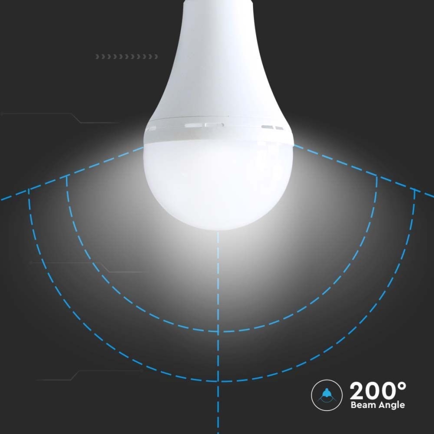 LED Žarulja s modom za slučaj nužde A80 E27/12W/230V 4000K