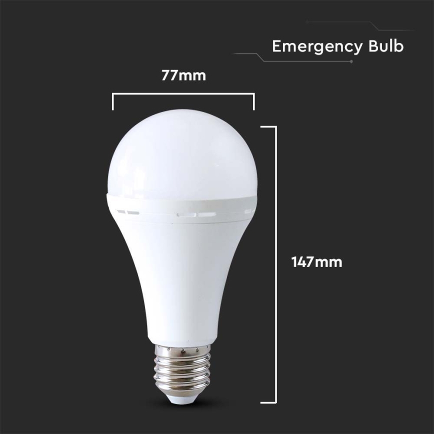 LED Žarulja s modom za slučaj nužde A80 E27/12W/230V 4000K