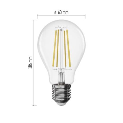 LED žarulja s mogućnošću prigušivanja FILAMENT A60 E27/7,5W/230V 2700K