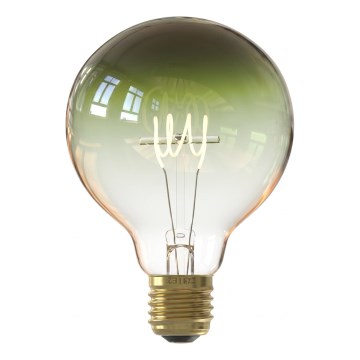 LED žarulja s mogućnošću prigušivanja FILAMENT G125 E27/4W/230V 1800K zelena