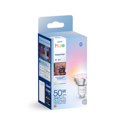 LED žarulja s prigušivanjem Philips Hue White And Color Ambiance Essential GU10/4,7W/230V 2200-6500K