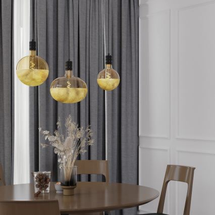 LED žarulja s mogućnošću prigušivanja s vrhom FILAMENT E27/6W/230V 1800K zlatna CRI 90