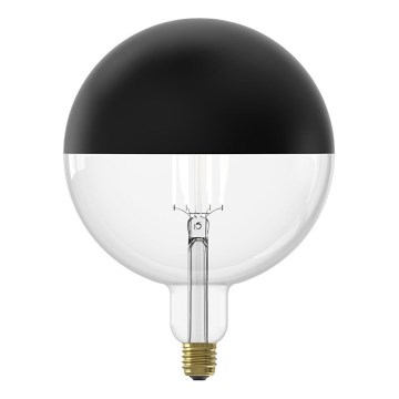 LED žarulja s mogućnošću prigušivanja, s vrhom FILAMENT G200, E27/6W/230V, 1800K, crna, CRI 90