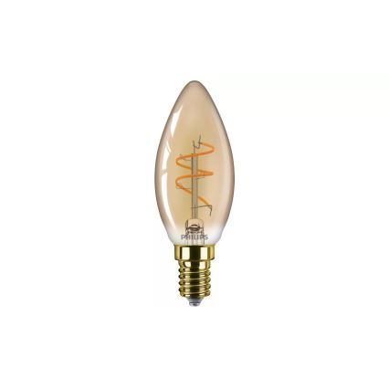 LED žarulja s mogućnošću prigušivanja VINTAGE Philips B35 E14/2,7W/230V 1800K CRI 90