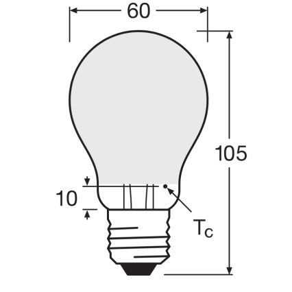 LED žarulja s prigušavanjem SUPERSTAR CLASSIC A60 E27/4,8W/230V 4000K - Osram