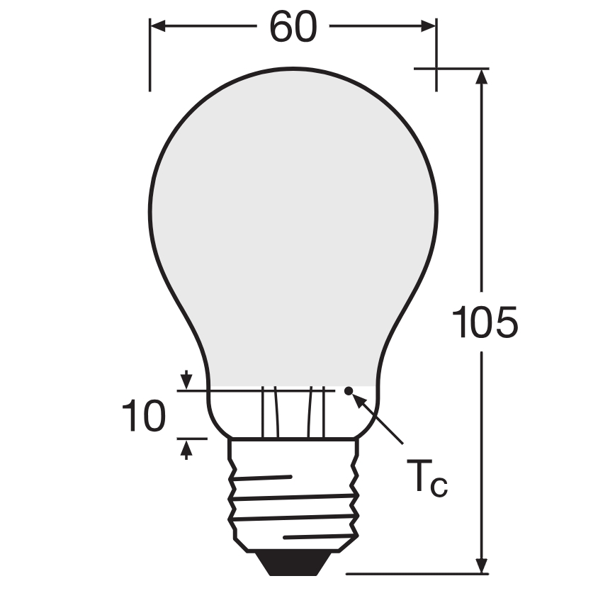 LED žarulja s prigušavanjem SUPERSTAR CLASSIC A60 E27/4,8W/230V 4000K - Osram