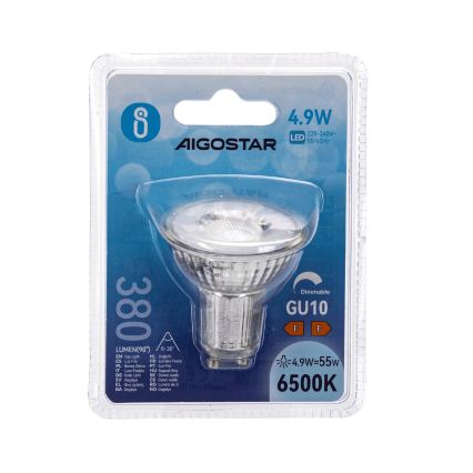 LED žarulja s prigušivanjem GU10/4,9W/230V 6500K - Aigostar