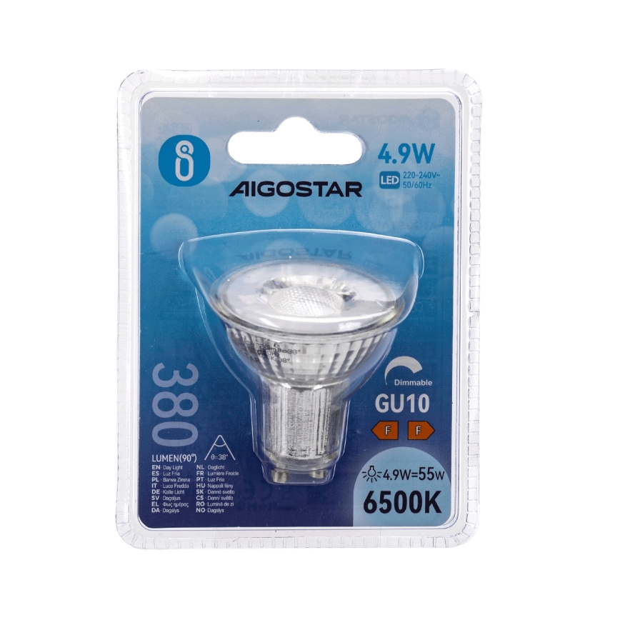 LED žarulja s prigušivanjem GU10/4,9W/230V 6500K - Aigostar