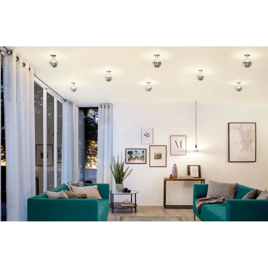 LED prigušivača žarulja sa zrcalnim vrhom GLOBE E27/6,5W/230V - Paulmann 28673