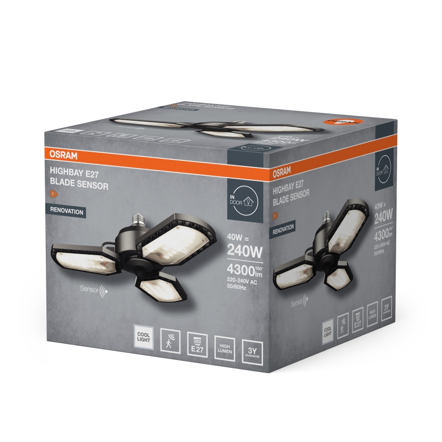 LED žarulja s senzorom HIGHBAY E27/40W/230V 4000K - Osram