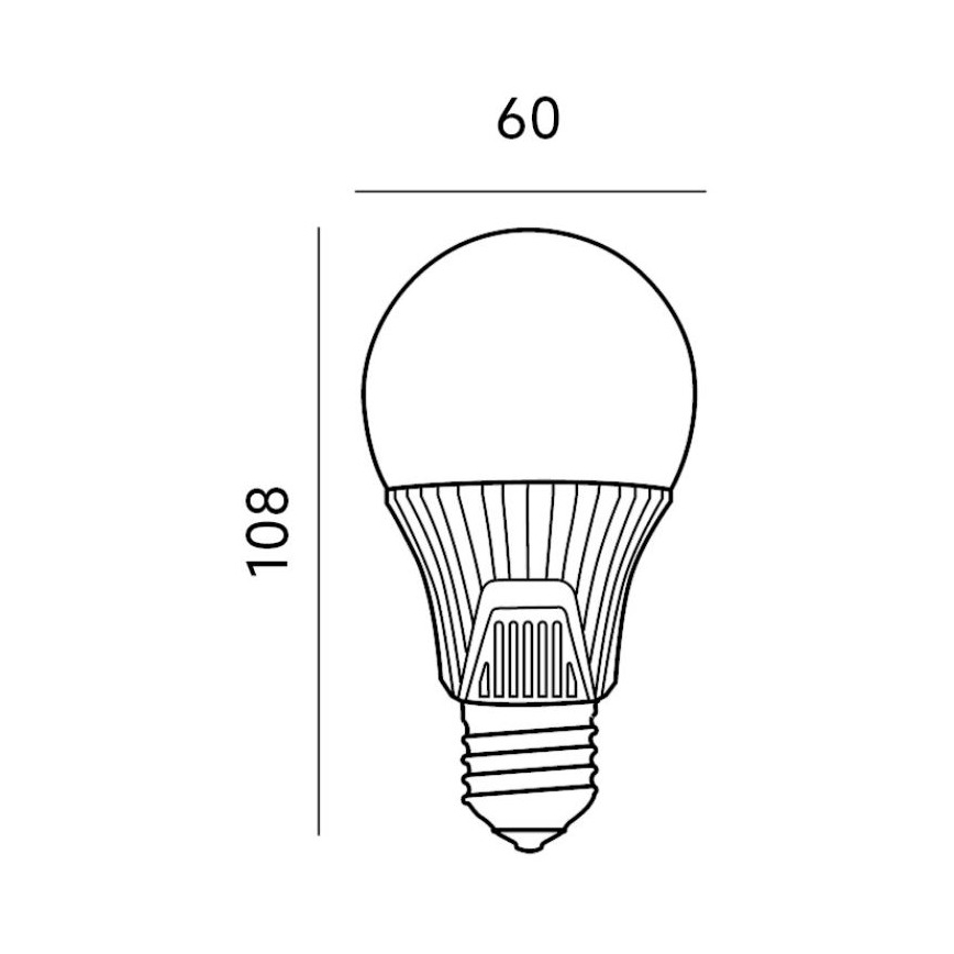 LED Žarulja sa senzorom E27/9W/230V 6500K