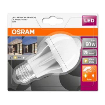 LED Žarulja sa senzorom pokreta STAR E27/9W/230V 2700K - Osram