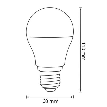 LED Žarulja sa senzorom za pokret i dan/noć A60 E27/8W/230V 3000K