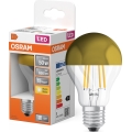 LED Žarulja sa zrcalnim vrhom FILAMENT E27/6,5W/230V 2700K zlatna - Osram