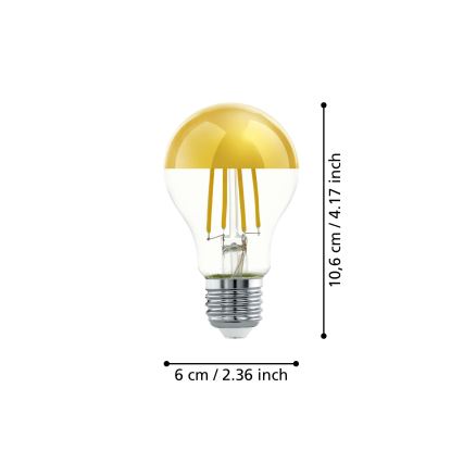 LED Žarulja sa zrcalnom kalotom A60 E27/7,3W/230V 2700K - Eglo 110031