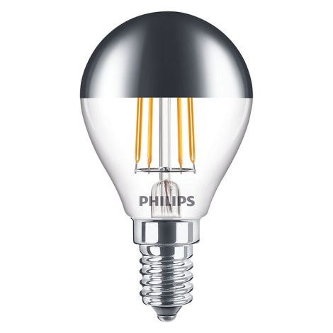 LED Žarulja sa zrcalnom kalotom DECO Philips P45 E14/4W/230V 2700K