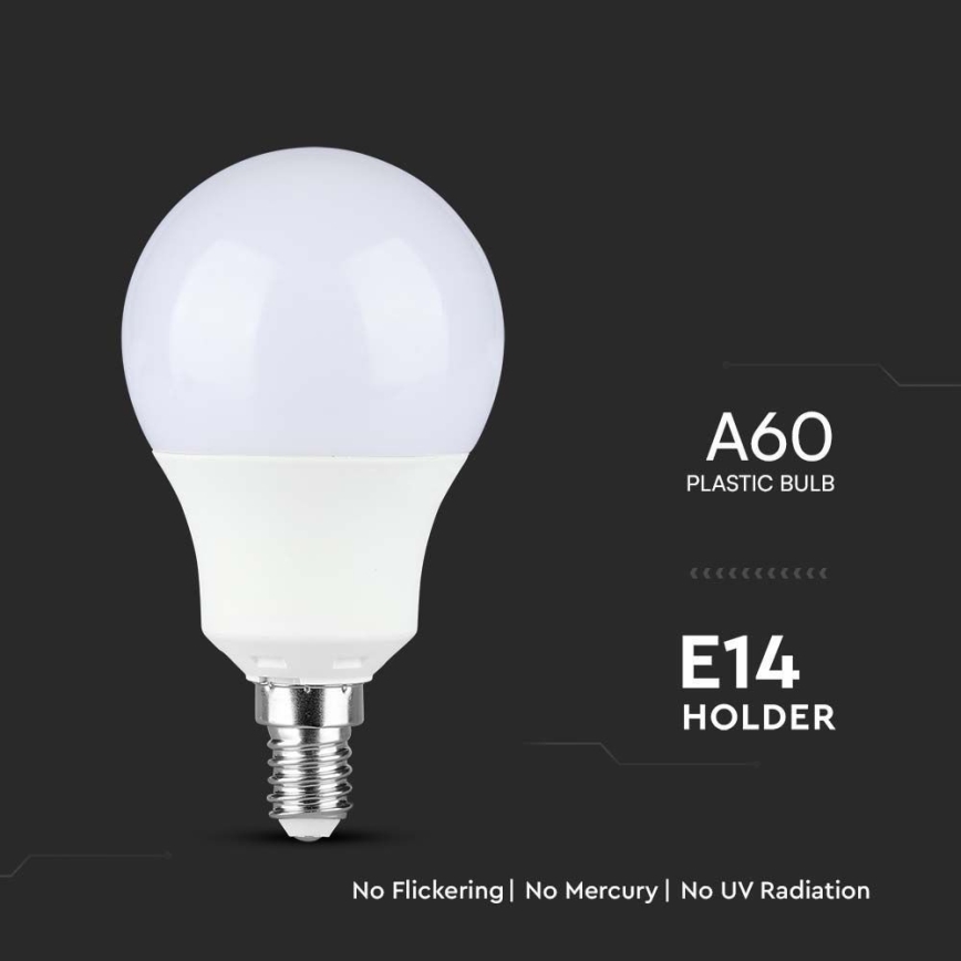 LED Žarulja SAMSUNG CHIP A60 E14/8,5W/230V 6500K