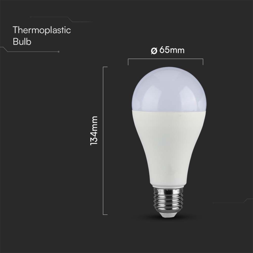 LED Žarulja SAMSUNG CHIP A65 E27/17W/230V 6500K