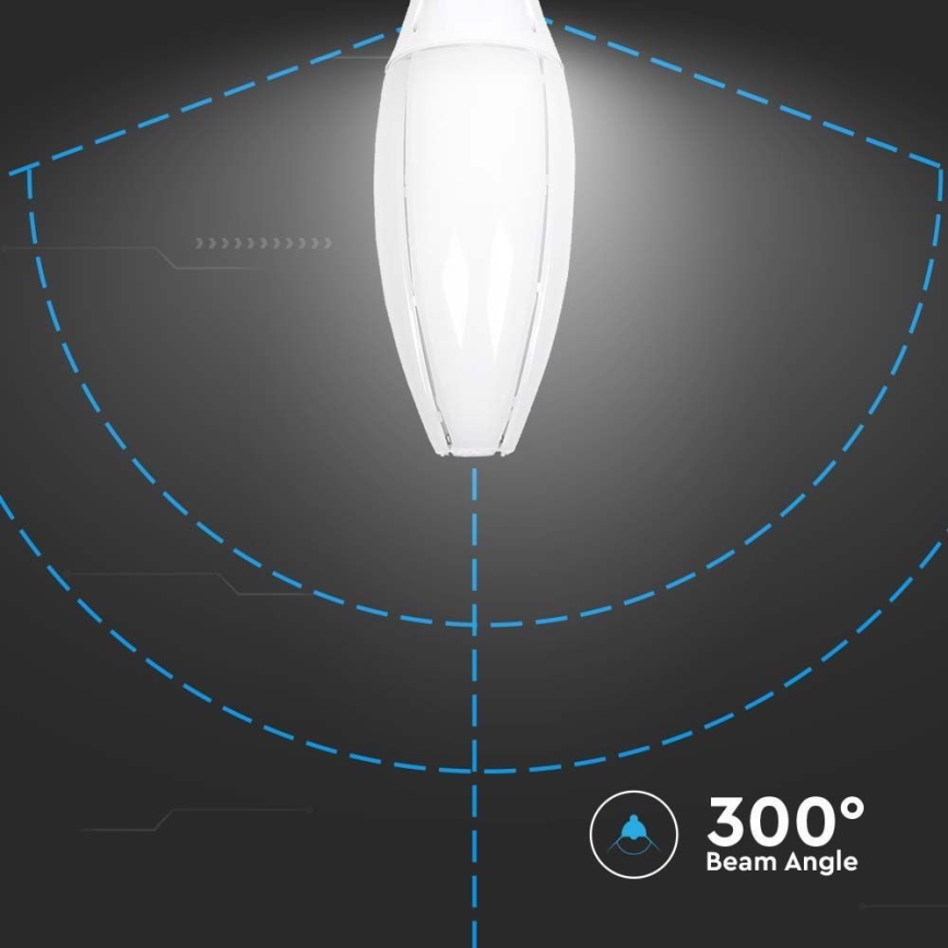 LED Žarulja SAMSUNG CHIP E40/60W/230V 4000K