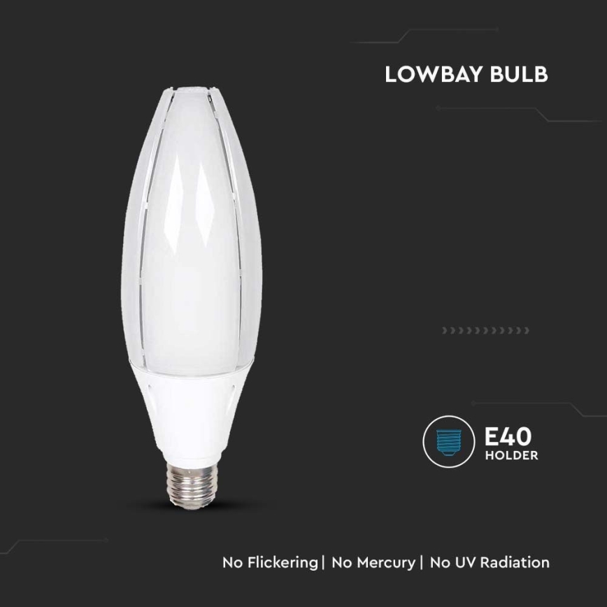 LED Žarulja SAMSUNG CHIP E40/60W/230V 4000K