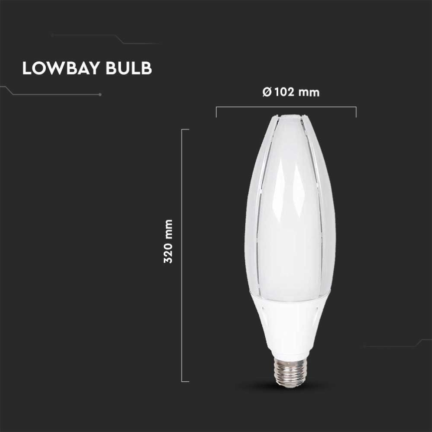LED Žarulja SAMSUNG CHIP E40/60W/230V 4000K