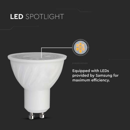 LED Žarulja SAMSUNG CHIP GU10/6W/230V 3000K