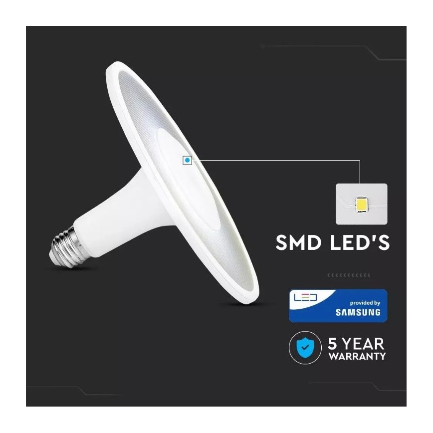 LED Žarulja SAMSUNG CHIP UFO E27/11W/230V 120° 6400K
