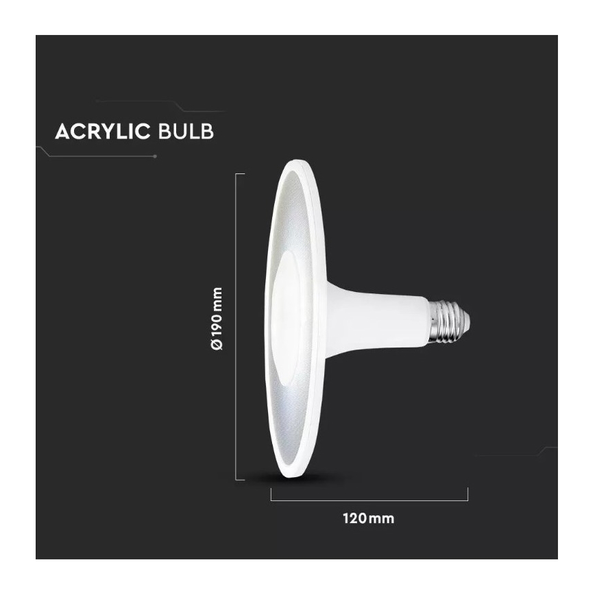 LED Žarulja SAMSUNG CHIP UFO E27/11W/230V 120° 6400K