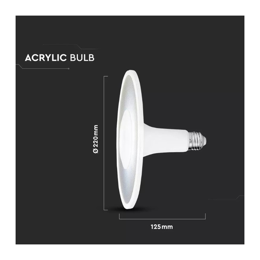 LED Žarulja SAMSUNG CHIP UFO E27/18W/230V 120° 4000K