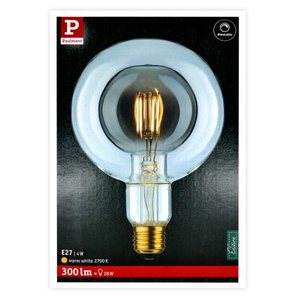 LED Žarulja SHAPE G125 E27/4W/230V 2700K - Paulmann 28763