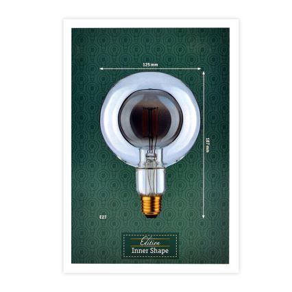 LED Žarulja SHAPE G125 E27/4W/230V 2700K - Paulmann 28763