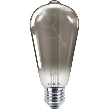 LED Žarulja SMOKY VINTAGE Philips ST64 E27/2,3W/230V 2700K