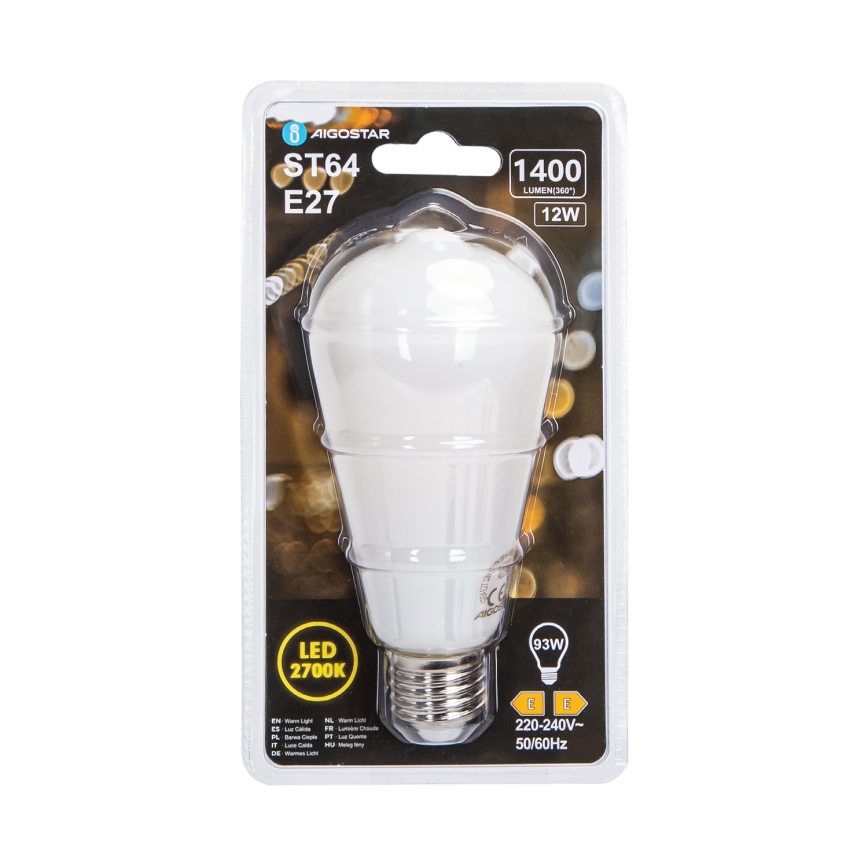 LED žarulja ST64 E27/12W/230V 320° 2700K - Aigostar