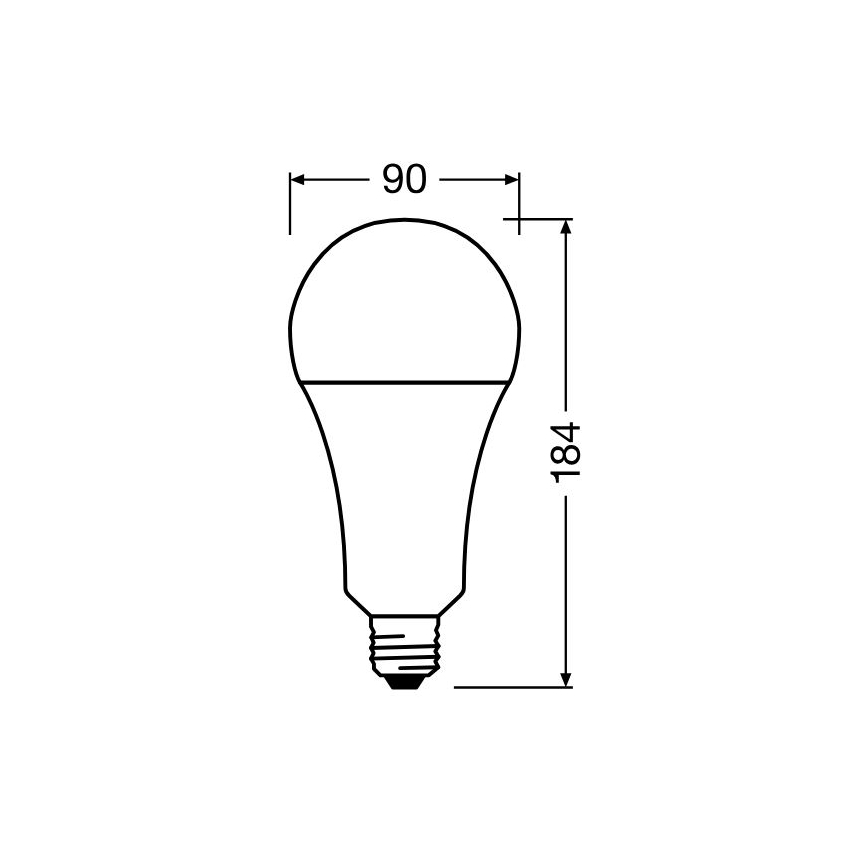 LED Žarulja STAR E27/24,9W/230V 2700K - Osram