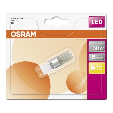 LED Žarulja STAR G9/2,6W/230V 2700K - Osram