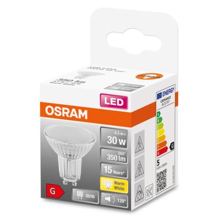 LED Žarulja STAR PAR16 GU10/4,3W/230V 2700K 120° - Osram