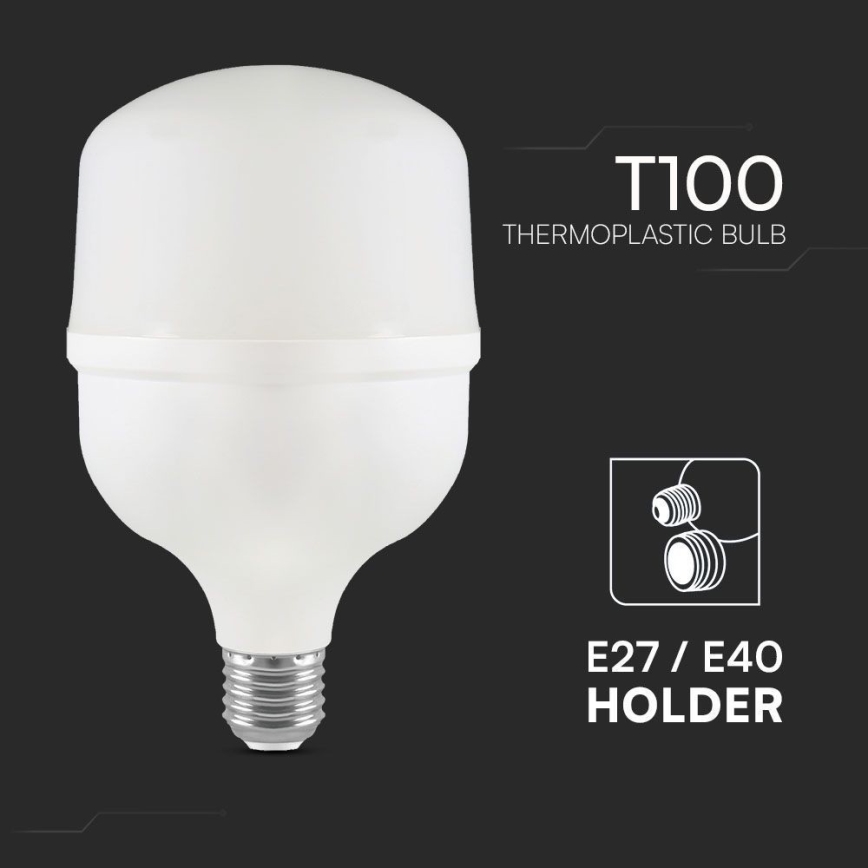LED žarulja T100 E40 E27/30W/230V 6500K