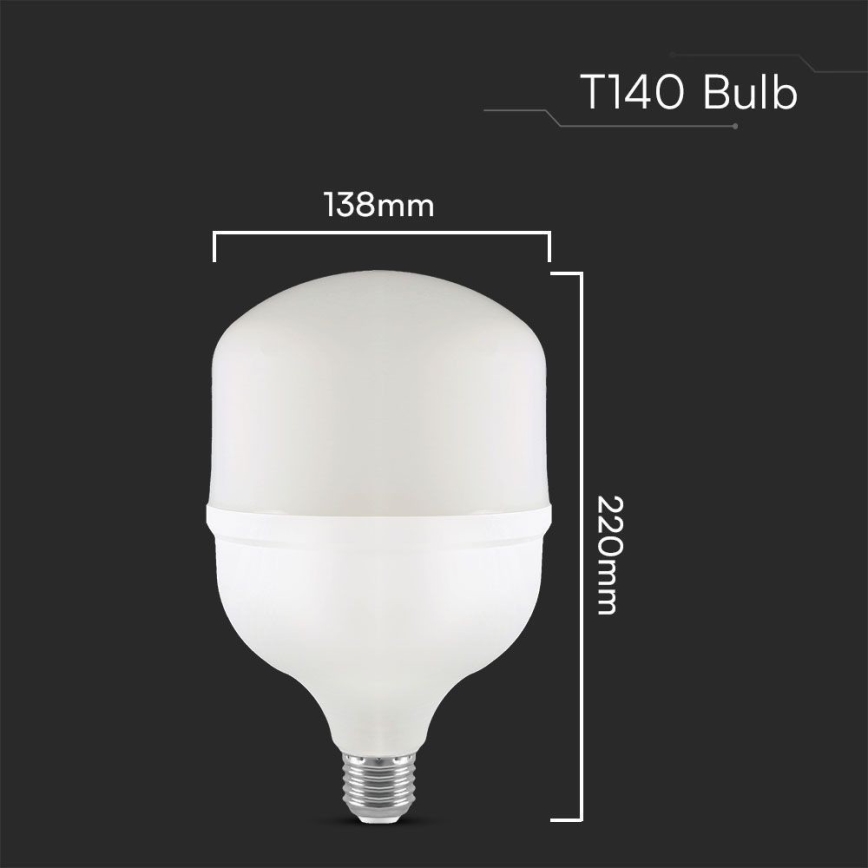 LED žarulja T140 E27/50W/230V 6500K