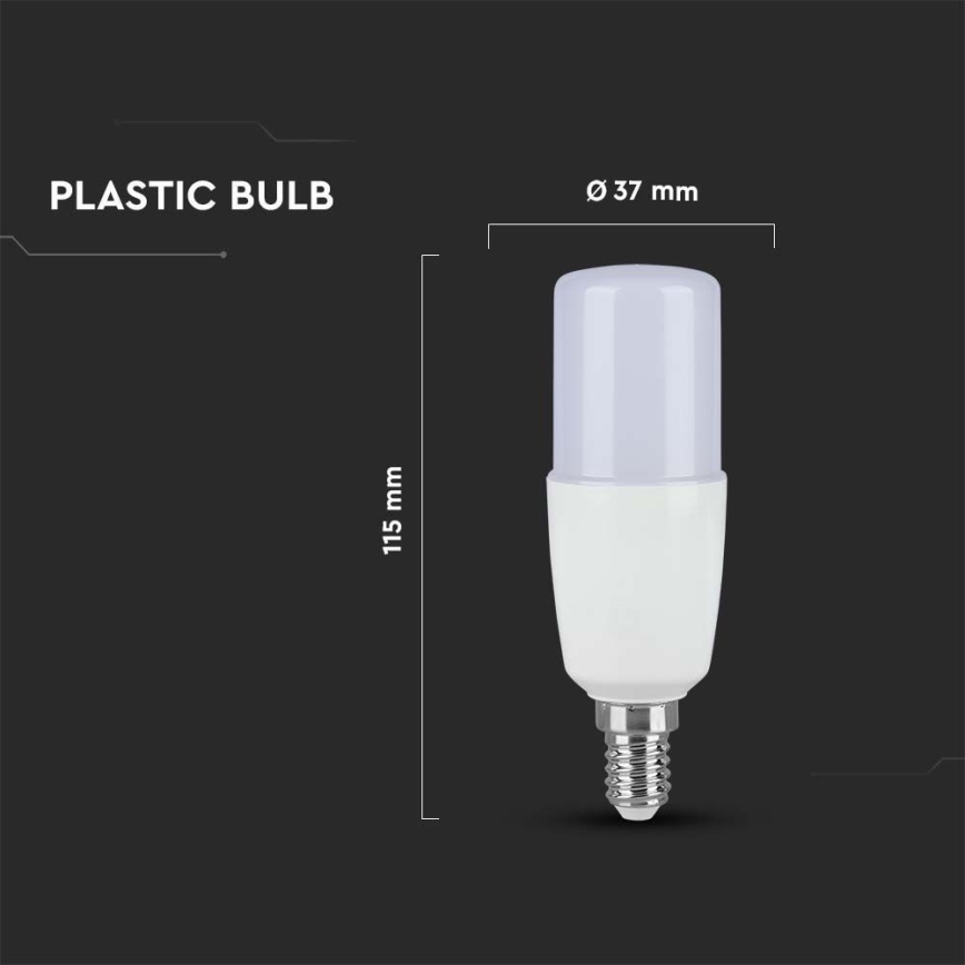 LED Žarulja T37 E14/9W/230V 2700K