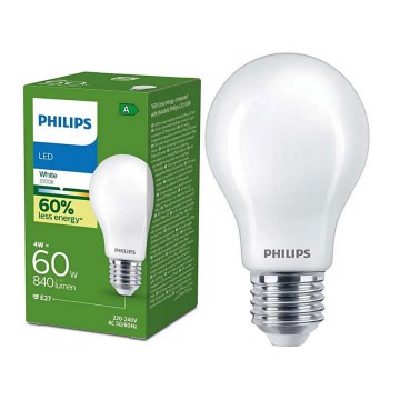 LED žarulja ULTRAEFFICIENT Philips A60 E27/4W/230V 3000K