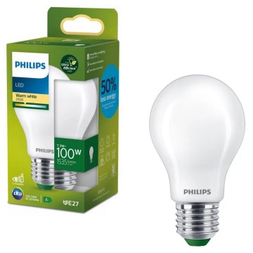 LED Žarulja ULTRAEFFICIENT Philips A60 E27/7,3W/230V 2700K