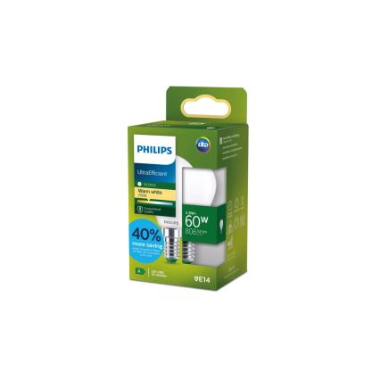 LED Žarulja ULTRAEFFICIENT Philips P45 E14/3,8W/230V 2700K