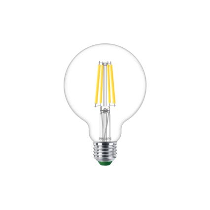 LED žarulja ULTRAEFFICIENT VINTAGE Philips G95 E27/4W/230V 4000K
