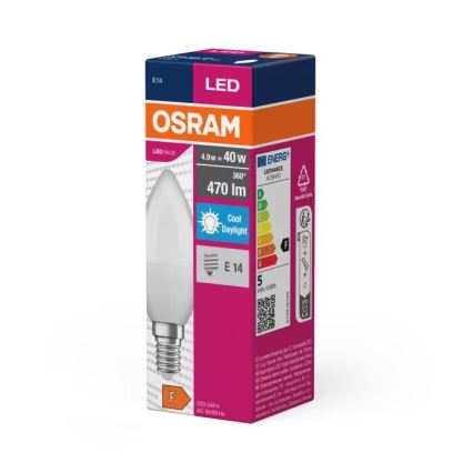 LED Žarulja VALUE B40 E14/4,9W/230V 6500K - Osram
