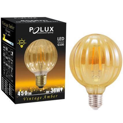 LED žarulja VINTAGE AMBER E27/4W/230V G100 2700K