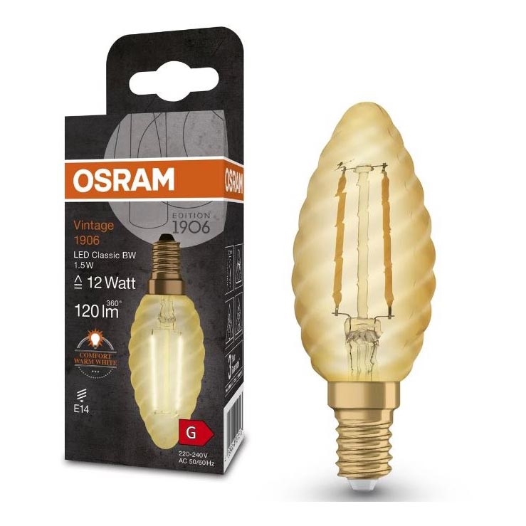 LED Žarulja VINTAGE E14/1,5W/230V 2400K - Osram