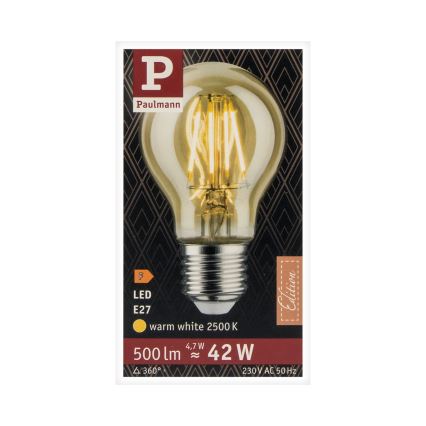 LED Žarulja VINTAGE E27/4,7W 2500K - Paulmann 28714